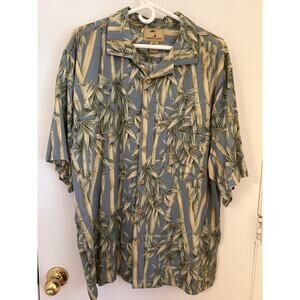 Jamaica Jaxx 100% Silk Hawaiian Shirt L